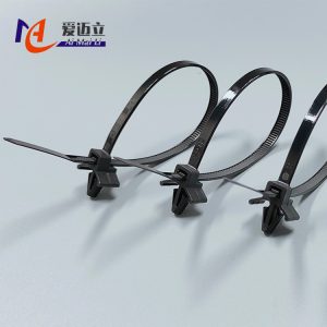 Four-hole bead cable tie can be adjusted using bead loop cable tie, detachable and flexible bead cable tie