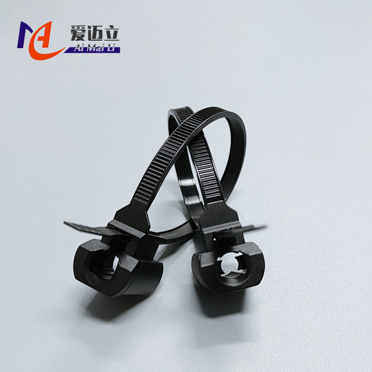 Bolt-type fixed buckle nylon cable tie stud cable tie multi-specification automotive cable tie stud cable tie - Image 2