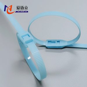 Flat head environmentally friendly car naughty castle cable management belt plastic binding belt cable data cable storage nylon cable tie