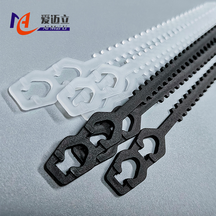 High temperature resistant fishbone cable ties, fire retardant combed wire hook and loop fishbone cable ties - Image 3