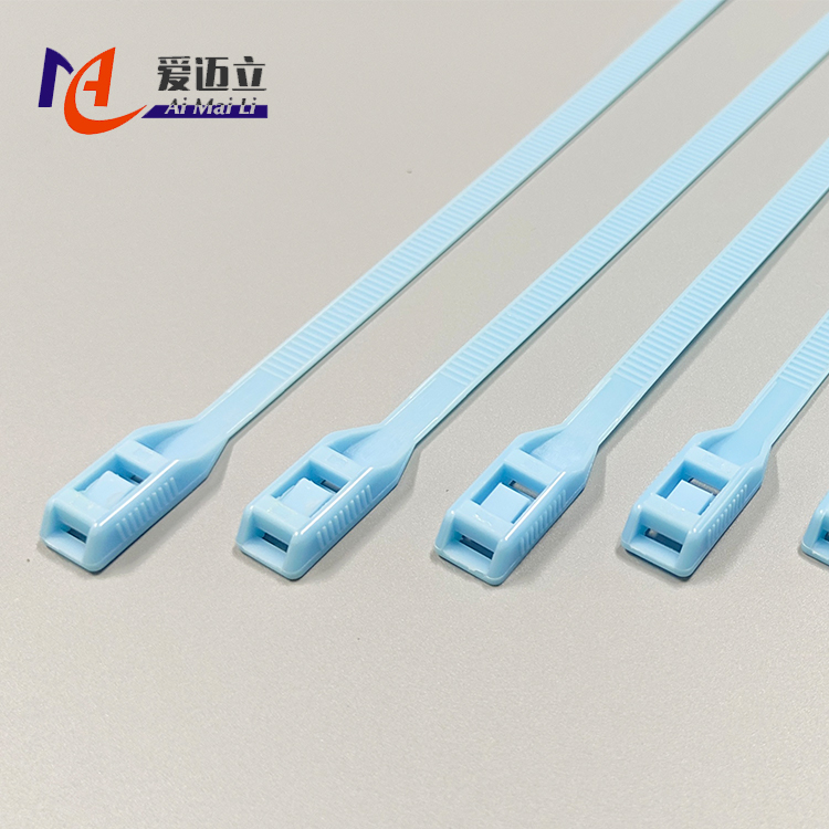 Flat head environmentally friendly car naughty castle cable management belt plastic binding belt cable data cable storage nylon cable tie - Image 3
