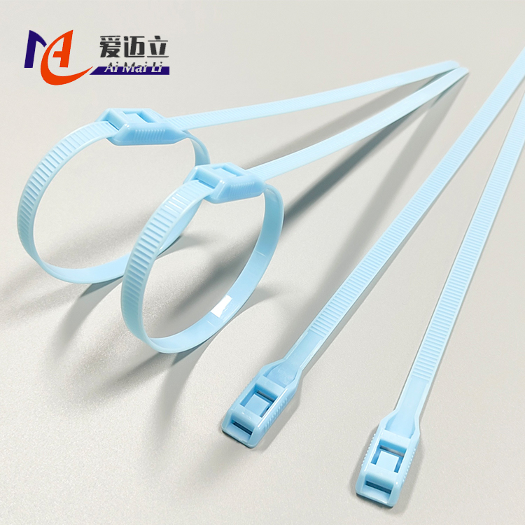 Flat head environmentally friendly car naughty castle cable management belt plastic binding belt cable data cable storage nylon cable tie - Image 4